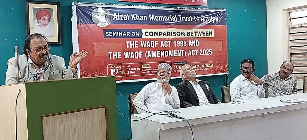 گلبرگہ: وقف ایکٹ کو کمزور کرنے کے بعد مودی حکومت کا نشانہ پلیسس آف ورشپ ایکٹ :  ایڈوکیٹ مقصود افضل جاگیردار