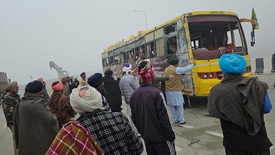 پنجاب: مہا پنچایت میں جا رہی بس حادثے کا شکار، 3 خاتون کسان جاں بحق