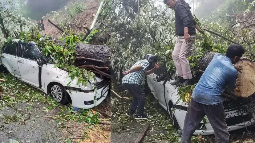 ہماچل پردیش میں موسلادھار بارش سے تباہی، 822 سڑکیں بند، بادل پھٹنے اور لینڈ سلائیڈنگ کے واقعات میں اضافہ