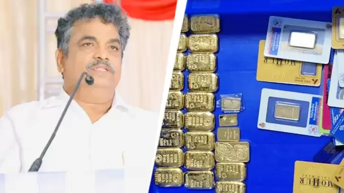 کاروار ایم ایل اے ستیش سئیل کے گھر پر چھاپہ ماری - ای ڈی نے ضبط کیے سونے کے بسکٹ اور کروڑوں روپے نقد