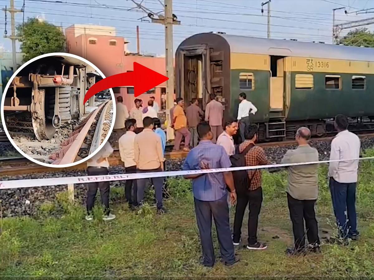تمل ناڈو میں مسافر ٹرین حادثے سے بال بال بچی، لوکو پائلٹ کی حاضر دماغی سے سینکڑوں مسافروں کی جان محفوظ